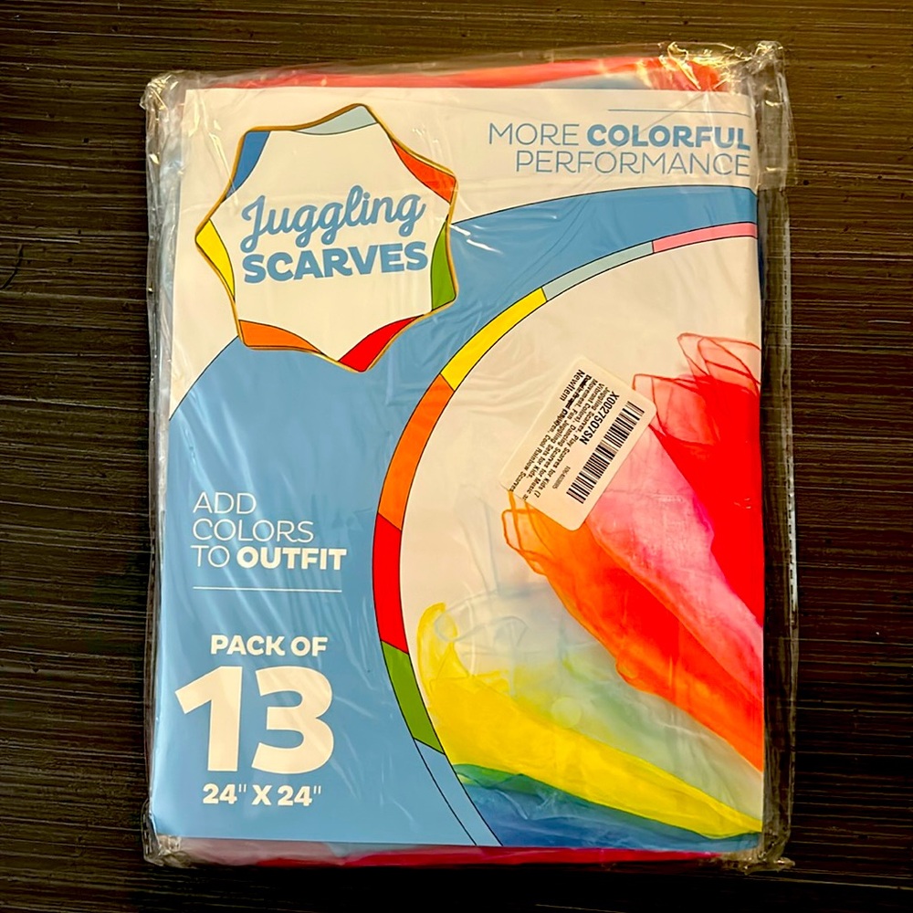 Juggling scarves